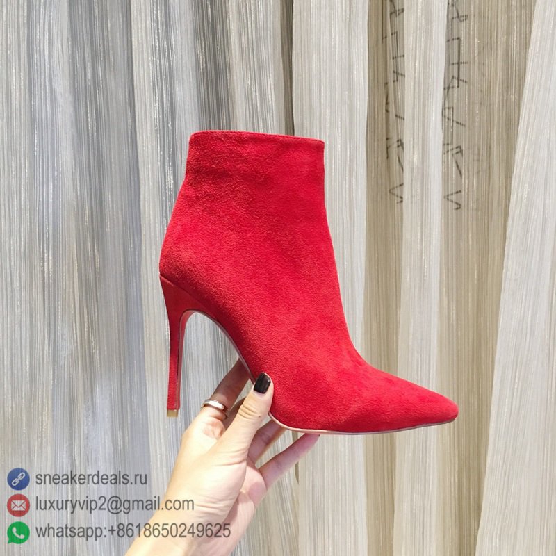 CHRISTIAN LOUBOUTIN WOMEN ANKLE BOOTS 10CM RED W150082025